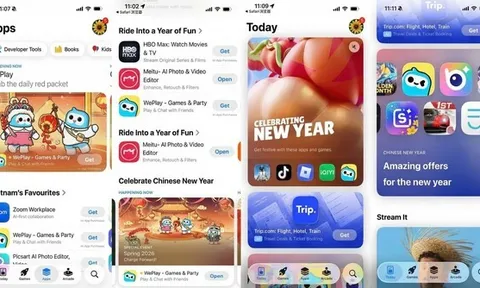 Sự kiện Tết tại Đông Nam Á của WePlay được App Store Today đề xuất cả trong chuyên mục đặc biệt lẫn danh sách tổng hợp