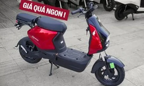 Cận cảnh VinFast Amio: Xe máy điện rẻ nhất của VinFast, hết điện cũng không lo đẩy bộ vì có trang bị ‘đặc biệt’