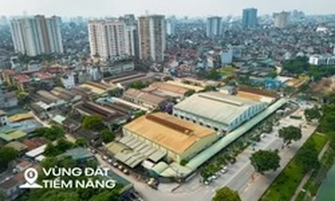 Toàn cảnh khu đất ven hồ Đền Lừ sắp chuyển đổi từ nhà máy sang chung cư tại Hà Nội