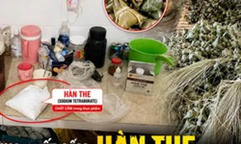 Phát hiện cơ sở dùng chất cấm khi làm bánh ú tro phục vụ Tết Đoan Ngọ