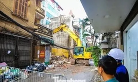 Ngõ 'đau khổ' ở Hà Nội bước vào giai đoạn giải phóng mặt bằng