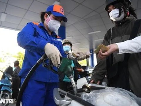 Giá xăng dầu tăng