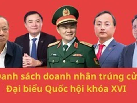 Những doanh nhân trúng cử Đại biểu Quốc hội khóa XVI: Người trẻ nhất SN 1994 đến từ Becamex, lớn tuổi nhất là 2 chủ tịch U80