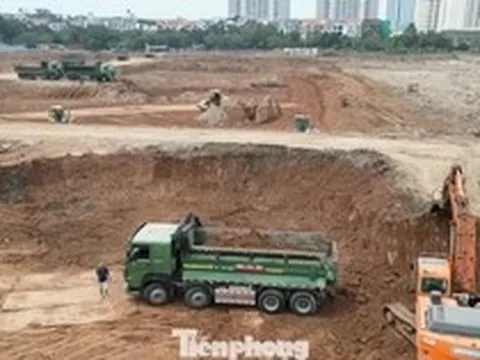 Tận thấy công trình hồ chống ngập rộng 12 ha ở Hà Nội