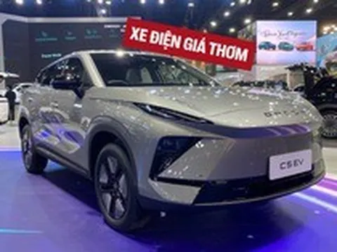 Omoda C5 EV 2026 trình làng: 211 mã lực, màn 24,6inch, 30 phút cắm điện là có thể chạy Hà Nội - Sầm Sơn rồi trở về mới cần sạc