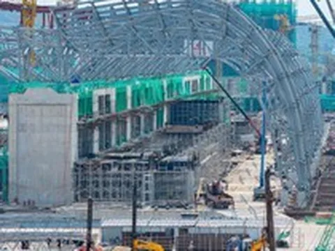 Cận cảnh mái thép Trung tâm Hội nghị APEC Phú Quốc, nặng gần 100 máy bay Boeing