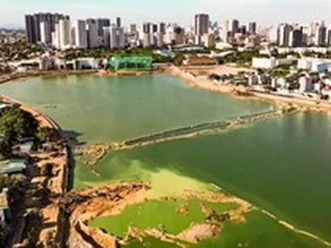 Hồ điều hòa nghìn tỷ phía Tây Hà Nội dần lộ diện