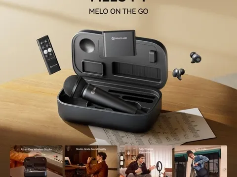 Hollyland MELO P1 gói trọn cả một phòng thu âm trong một hộp đựng không dây