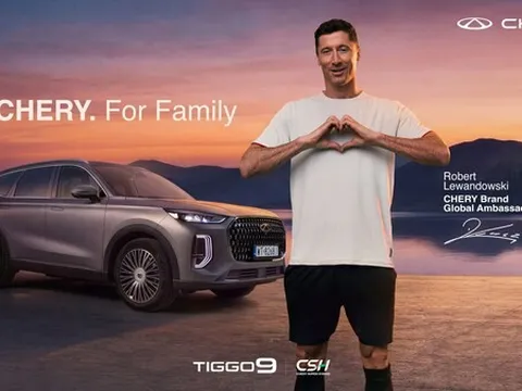 Robert Lewandowski góp mặt trong TVC thương hiệu mới của CHERY, hiện thực hóa triết lý "Vì gia đình"