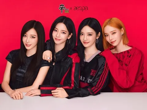 "Spicy Happiness" cùng aespa, Nongshim ra mắt chiến dịch Shin Ramyun toàn cầu thứ hai