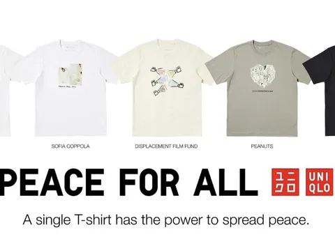 UNIQLO ra mắt áo thun PEACE FOR ALL, hợp tác cùng nghệ sĩ đoạt giải Oscar để lan tỏa thông điệp hòa bình