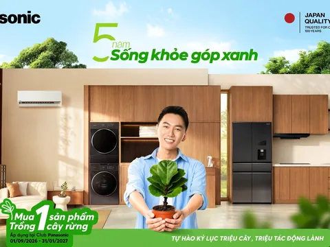 Khi mỗi cây xanh được trồng góp thêm tác động lành: Panasonic khởi động Sống Khỏe Góp Xanh năm thứ 5
