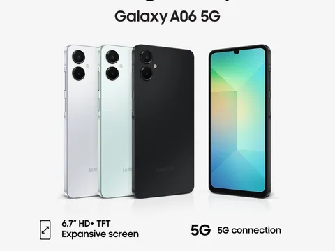 Galaxy A06 5G chính thức lên kệ với mức giá hấp dẫn và ba màu sắc thời trang
