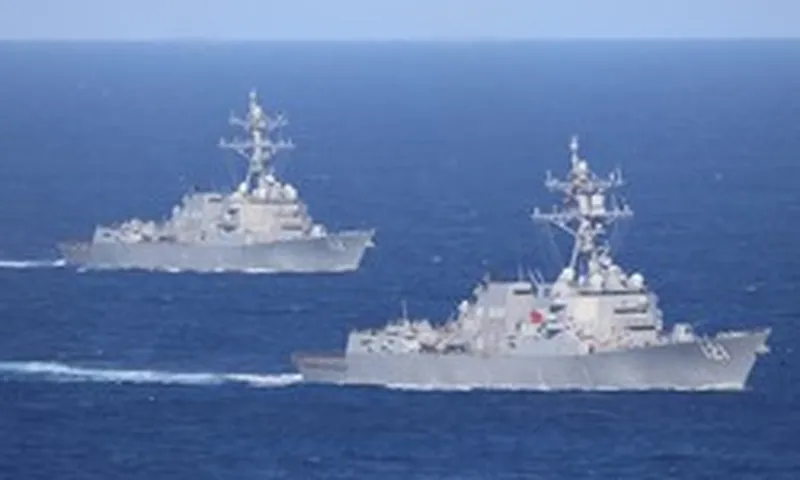 2 chiếm hạm của Hải quân Mỹ xuất hiện tại eo biển Hormuz – sắp làm 1 việc cả thế giới cùng mong chờ