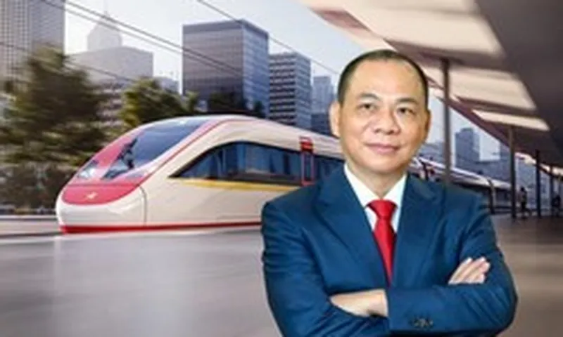 Siêu đường sắt tốc độ cao 5,6 tỷ USD do “tân binh” của tỷ phú Phạm Nhật Vượng đầu tư có chuyển động mới